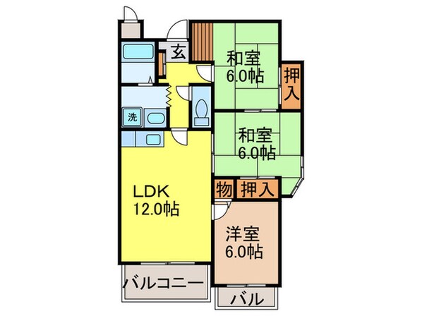 ﾒｲｶｰｻ千里の物件間取画像